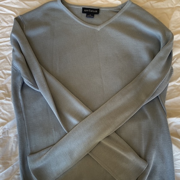 Baby Blue Ann Taylor Sweater - Picture 4 of 4